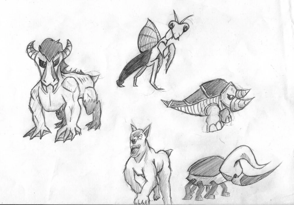 Concept Art Valley of the Wind Monsters